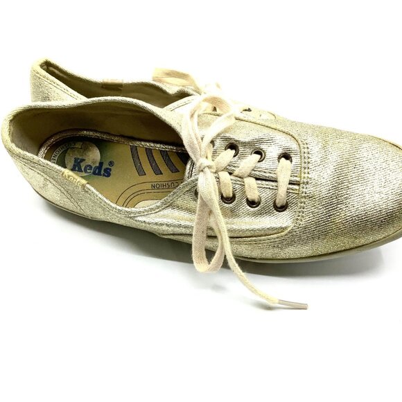 Keds Gold Glitter Sneakers - Picture 5 of 6